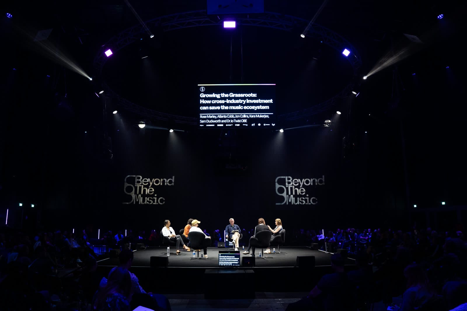 The Member Council and audience in the round at Beyond The Music